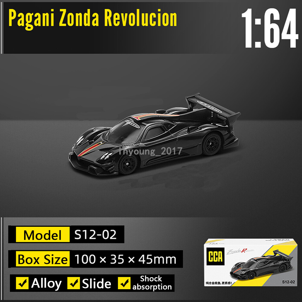 1:64 Pagani Zonda Revolucion Model Car Diecast Toy Cars Boys Toys
