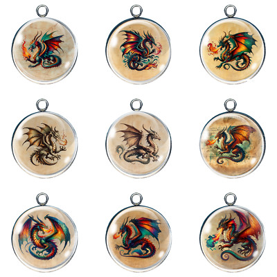 Vintage Dragon Charms