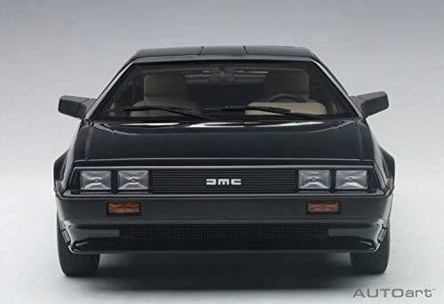 AUTOart 1/18 DeLorean DMC-12 Producto Acabado Negro Metálico de Japón 5280 Foto 4 de 4