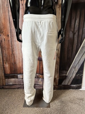 Billionaire Boys Club Cream  Helmet Logo  Joggers Pants Size Large NWT $200