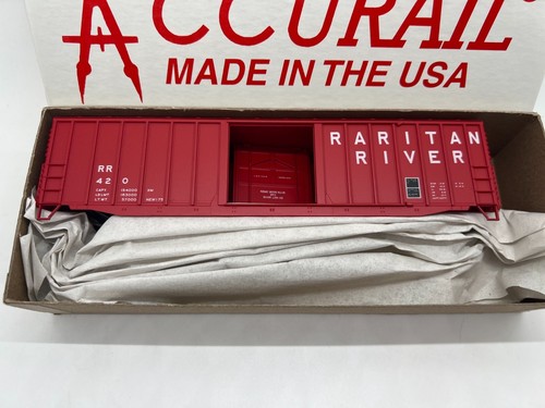 Nuevo Accurail [Escala HO] 50' Ext. Kit Post Boxcar Río Raritan [#80901] | Zustand: New
