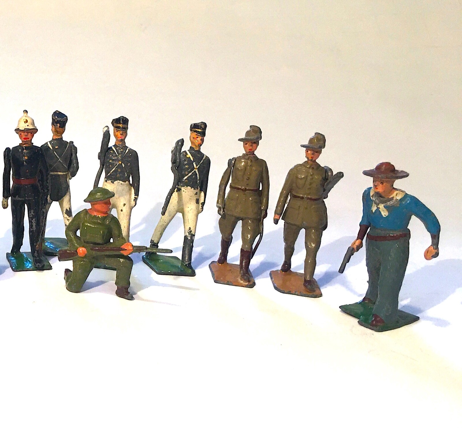 Vintage 14 Mixed Toy Lead Soldiers eBay