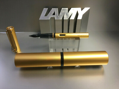 Lamy Lx Gold Füllhalter Füller in Federn EF , F , M , B ,  Füllfederhalter Neu !