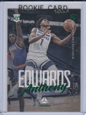 ANTHONY EDWARDS ROOKIE CARD Luminance GREEN VARIATION RC Basketball T-WOLVES