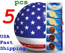 5 pcs CR2430 2430 LM2430 BR2430 Card 3V Lithium Battery