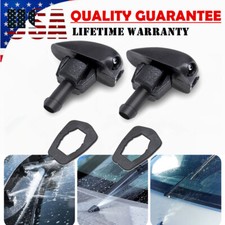 Dual Holes Windshield Washer Nozzle Wiper Water Spray Jet For Toyota Ford BMW US