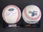 Brandon Lowe Signed Auto Tampa Bay Rays 25th Anniversary Baseball Beckett COA .