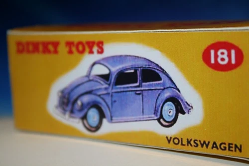 Beatle VW Vintage Dinky Repro BOX ONLY Number 181