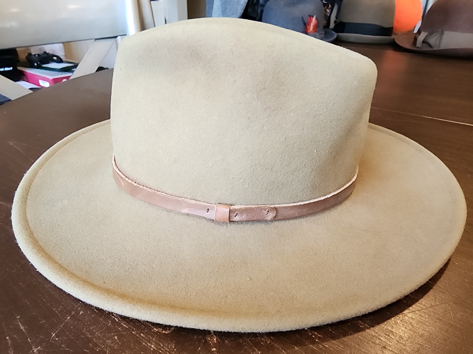 Pendleton 100% Virgin Wool Size Medium Beige Pana… - image 4