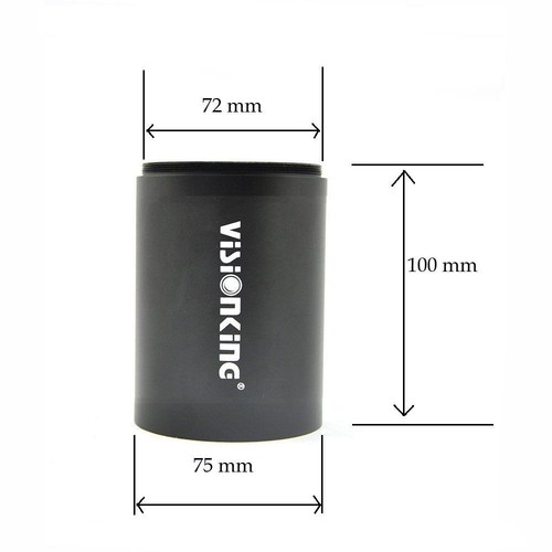 Tubo de lente de aluminio para rifle para sombrilla Visionking 65 mm para ver 4-48x65 - Imagen 4 de 4