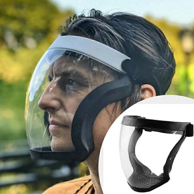 Outdoor Sports Radfahren Hybrid Vollgesichtsmaske PC Transparente Schutzhülle !