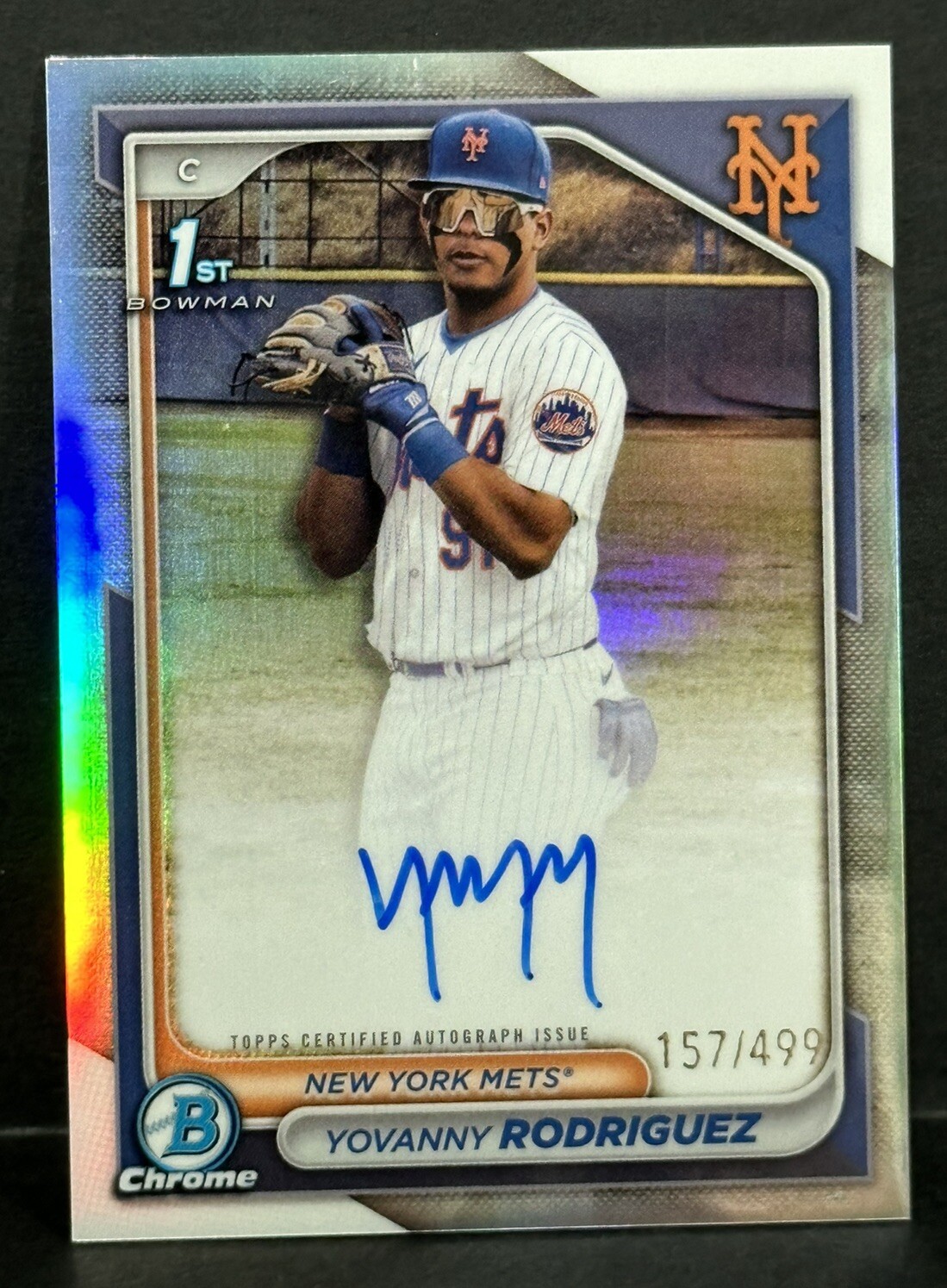 2024 Bowman Chrome Baseball 1st Bowman Yovanny Rodriguez Auto Refractor /499