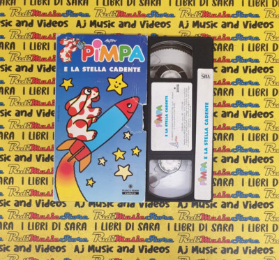 VHS Karton PIMPA E LA STELLA CADENTE 1999 FRANCO PANINI RAI TRADE (F182)