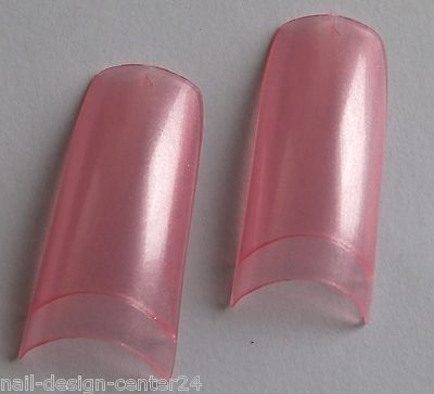 100 French Tips * Pearl Dunkel Rosa * Frenchtips künstliche Fingernägel Sonderp.