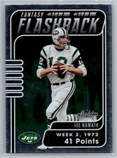 2020 Panini Absolute #FF-JN Joe Namath Fantasy Flashback