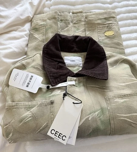 CEEC.LA luxury streetwear, Camouflage Beige Green Jacket 100% authentic, Small image 3