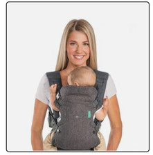 Infantino Flip Advanced 4-in-1 Convertible Carrier Newborn Baby Gray
