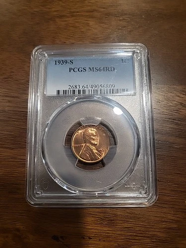 1939 S Mint Lincoln Wheat MS64 PCGS