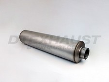 Diesel Big Rig Muffler 4 Inletoutlet 10 Round 48 Body Length 800464