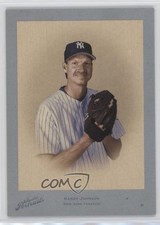 2005 Donruss Studio Portraits Leather & Lumber Blue 27/40 Randy Johnson HOF 0o3b