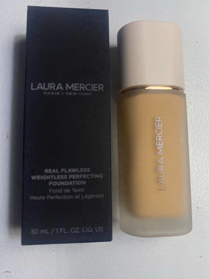 Laura Mercier Real Flawless Foundation Warm Linen 2W2 1oz New in Box - Image 2 of 4