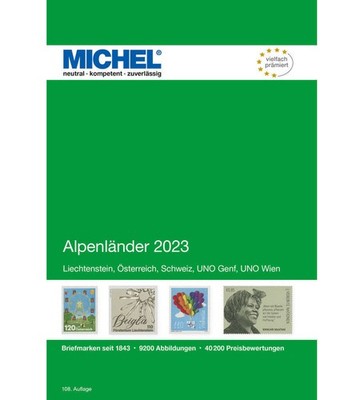 MICHEL Europa - Band 1 2023 - Alpenländer Neu