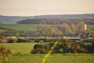 Photo A2 West Somerset : Grassy Fields Steart/ST2745 Looking back acros c2013