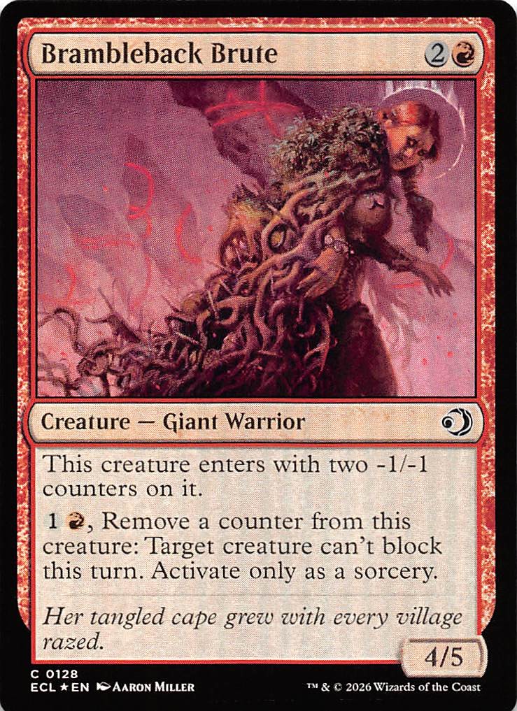 Brambleback Brute Foil 128 Lorwyn Eclipsed Magic the Gathering