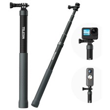 120cm/47.2in Carbon Fiber One Pole Invisible Selfie Stick for GoPro Insta360 DJI