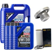 MotoröL Filter Set 5W-30 Liqui Moly 8 Liter + Schraube FüR BMW X3 3.0D E83 204PS