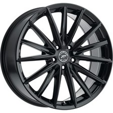 18x8 Platinum 461bk Exodus Gloss Black Wheels 5x4.5 40mm Set Of 4