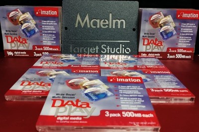 DataPlay IMATION (1X BOX = 3 MINI DISC - 500MB EACH)  Ultra-Rare 