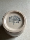 Carr China Glo Tan Creamer & Egg Cup Red Stripes Restaurant Ware — photo 8