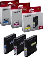3 Original Tintenpatronen PGI-2500 Xl FüR Canon Maxify MB5150 MB5150 Farbe