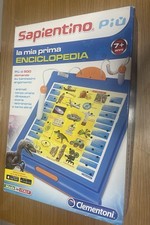 CLEMENTONI SAPIENTINO PIù LA MIA PRIMA ENCICLOPEDIA  GIOCO ELETTRONICO PARLANTE