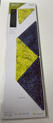 AccuQuilt Go Fabric Die Cutting Setting Triangles 6  Finished 55550