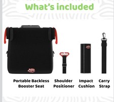 Teleport Backless Booster Car Seat, Kids Booster Seat for Car 40-100 Lbs