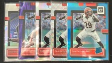 2022 Donruss Optic - Cam Taylor-Britt - Rated Rookie - Wave /300 Aqua /299 +