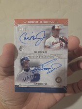 Ken Griffey Jr Cal Ripken 2015 Topps Museum Auto 7/15 Autographs