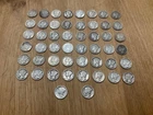 Lot Of 50 Mercury Silver Dimes