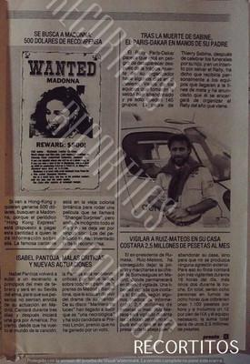 CLIPPINGS JOHN TAYLOR SPANDAU BALLET