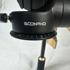 Sconpho Heavy Duty Video Camera Tripod Fluid Drag Pan Head With Extended Handle