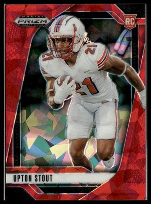 2025 Panini Prizm Draft Picks #149 Upton Stout Prizms Red Ice (i16292)