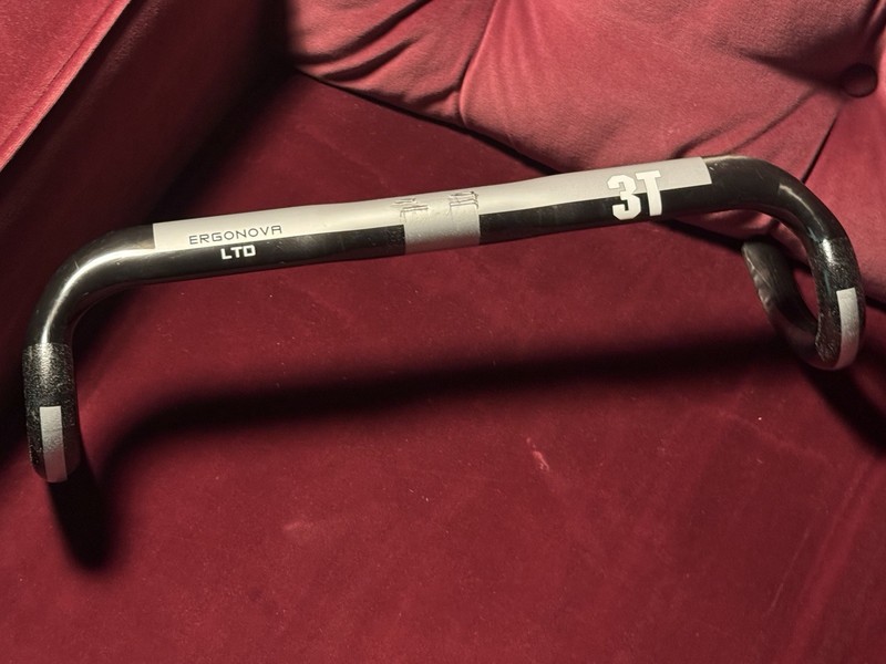 3T Ergonova LTD Carbon Handlebar 440mm x 31.8mm Good Condition!
