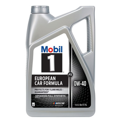 Mobil 1 FS European Car Formula 0W-40 Full Synthetic Motor Oil 5 Quart 5QT