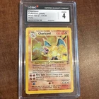 CGC 4 Charizard 4/130 Holo Unlimited Base Set 2 Pokémon Card