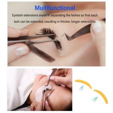 Séparateur De Cils Réutilisable Et Facile à Nettoyer En Caoutchouc Pour Salo ]