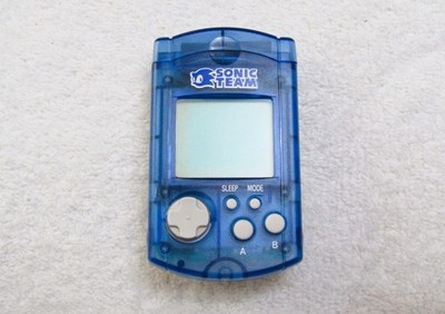 Official Sega Dreamcast Limited Edition Sonic Team Blue VMU /w Cap HKT-7000 JP