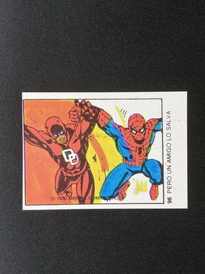 Pero Un Amigo Lo Salva - 1980 Terrabusi Marvel Coleccion Superheroes Spider-Man 
