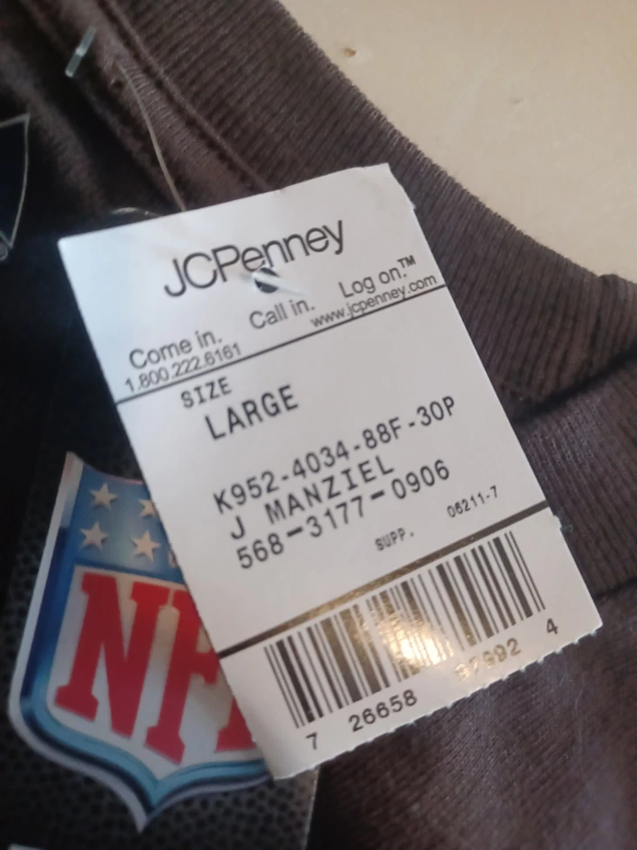 NUEVA Camiseta Grande Majestic Cleveland Browns Johnny Manziel Foto 3 de 4